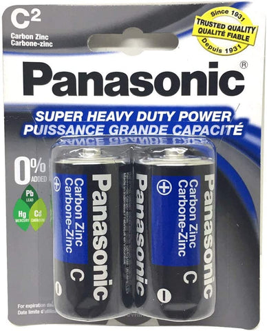Image of Panasonic UM-2NPA/2B Super Heavy Duty C Batteries - 2 Pack