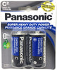 Panasonic UM-2NPA/2B Super Heavy Duty C Batteries - 2 Pack