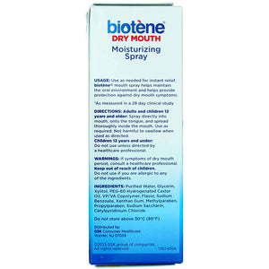 Biotene Mouth Spray Size 1.5z Biotene Mouth Spray 1.5z