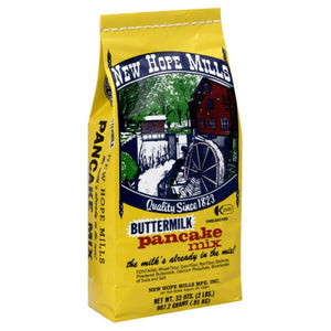 New Hope Mills Mix, Pancake, Buttermilk, 2-Pound (Pack of 6)