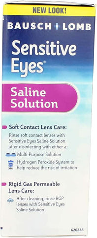 Image of Bausch & Lomb Sensitive Eyes Saline Solution, 12-Ounce Bottles (Pack of 6) - Packaging May Vary