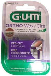 G-U-M Ortho Wax, Mint - each, Pack of 3