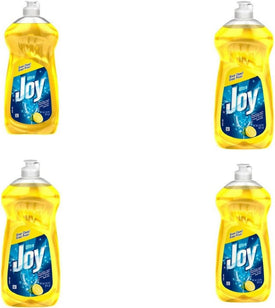 Joy Ultra Concentrated Dishwashing Dish Liquid, Lemon, 30 fl oz (Pack of 4)