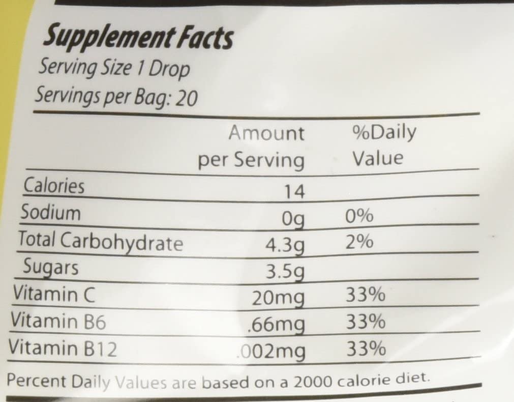 Honees Honey Lemon Menthol Cough Drops, 20 Count Bag, Package may vary