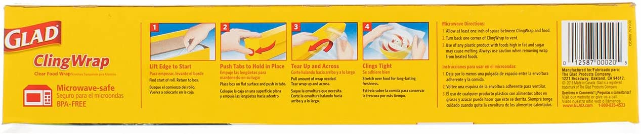 Glad Cling Wrap 200 sq ft