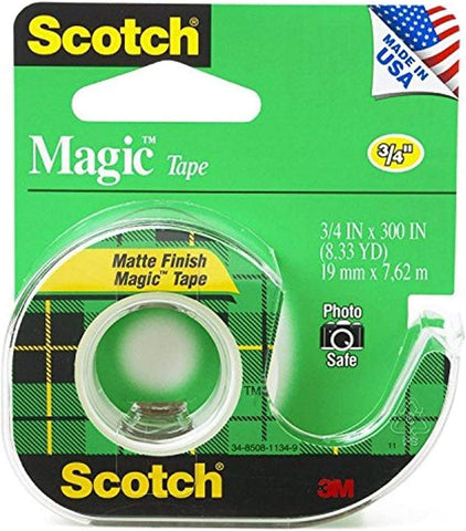 Image of Scotch 3105 3/4" x 300" Scotch Magic Tape 6 Pack
