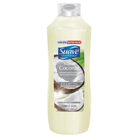 Suave Essentials Shampoo - Tropical Coconut - Family Size - Net Wt. 30 FL OZ (887 mL) Per Bottle - Pack of 2 Bottles