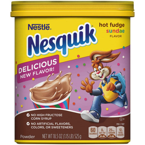 Image of Nesquik Hot Fudge Sundae Powder Drink Mix