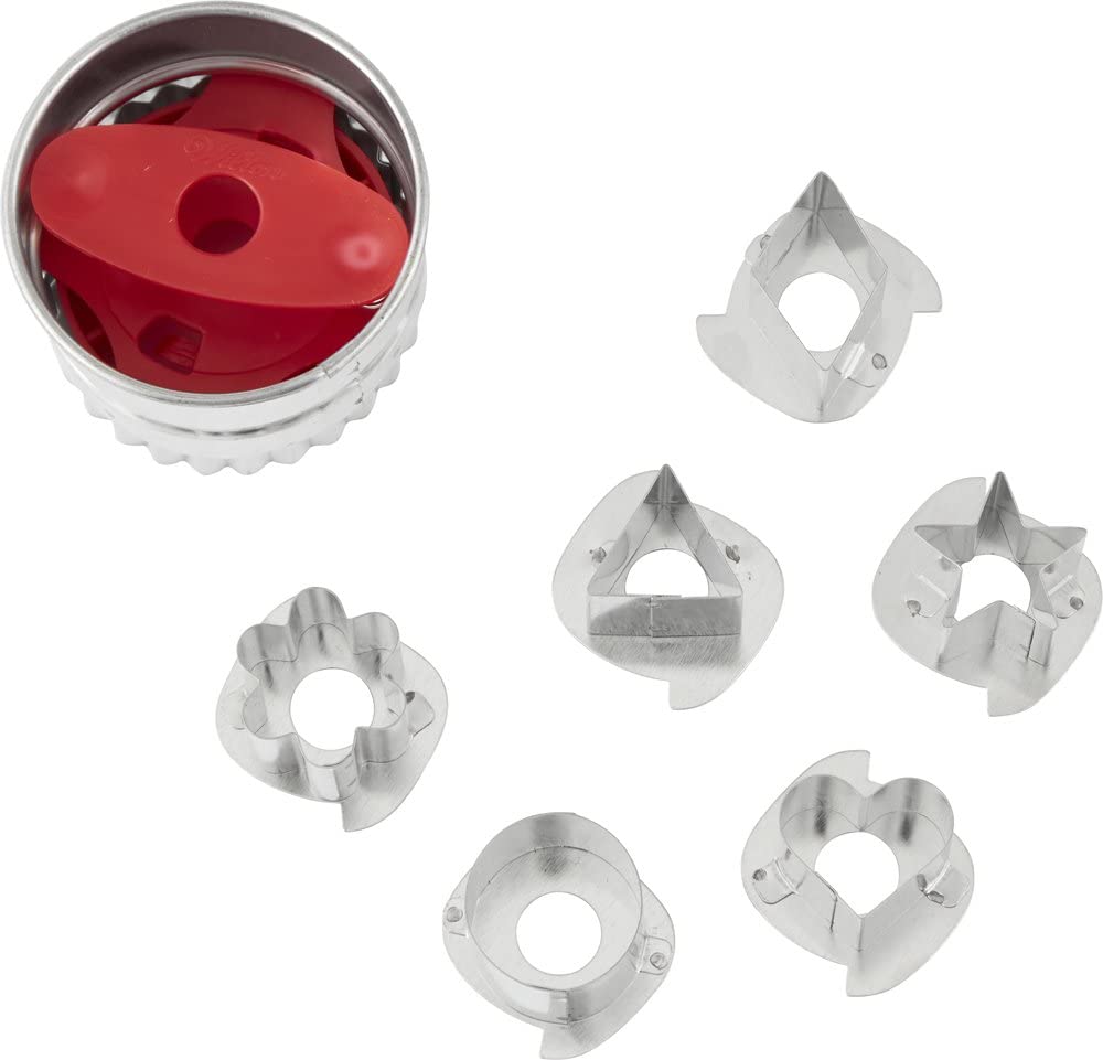 Wilton 7 Piece Round Linzer Cutter Set (Pack of 2)