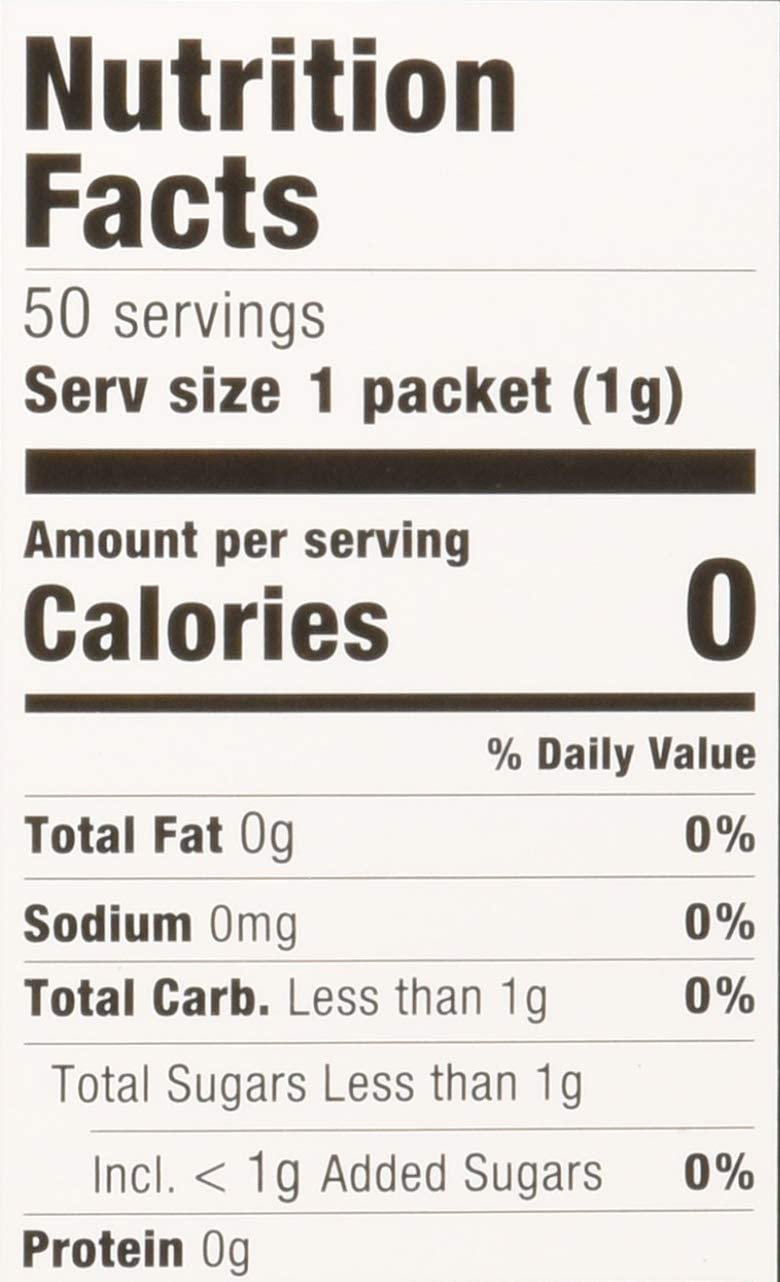 Stevia In The Raw 50 Count Box , 1.75 ounce