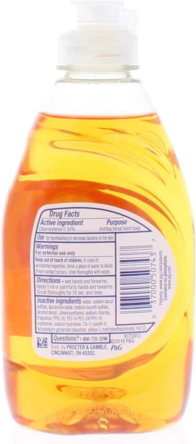 2 Pk. Dawn Ultra Antibacterial Orange Scent Dishwashing Liquid 7oz. (14 Fl. Oz Total)