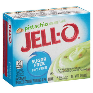 Jell-O Pistachio Flavor Sugar Free Pudding & Pie Filling (4-Pack)