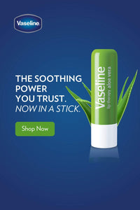Vaseline Lip Therapy Stick with Petroleum Jelly - 2 Pack (Aloe Vera)