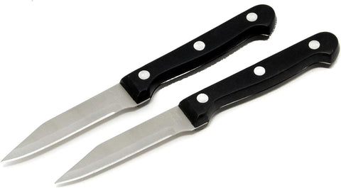 Image of Chef Craft Paring Knives, 3.5 in Blade, Black
