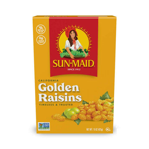 Image of Sun-Maid California Dried Golden Raisins, No Added Sugar, Naturally Sweet Dried Fruit