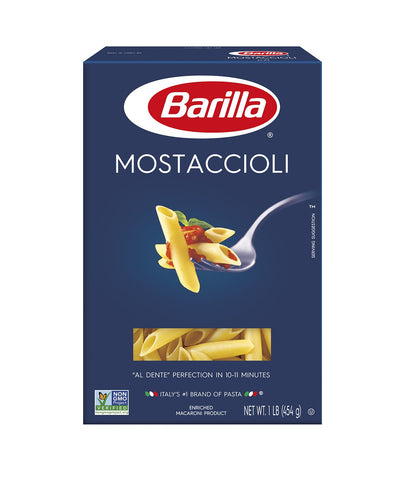 Image of Barilla Pasta, Mostaccioli Pasta, 16 Ounce