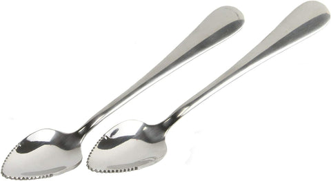Image of Chef Craft Stainless Steel Grapefruit and Dessert Spoon with Serrated Edge