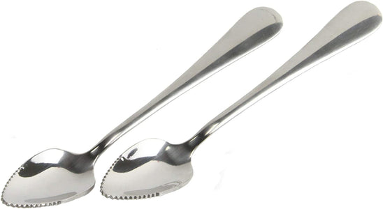 Chef Craft Stainless Steel Grapefruit and Dessert Spoon with Serrated Edge