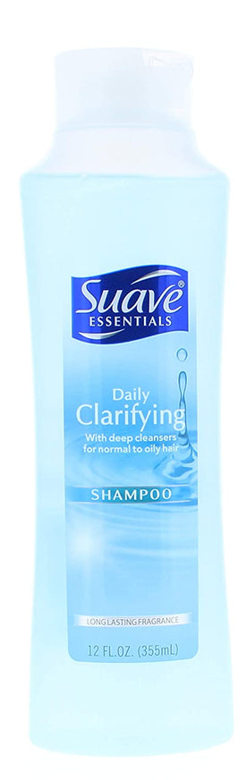 Suave Naturals Daily Clarifying Shampoo 12 oz (Pack of 3)