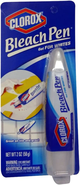 Clorox Bleach Pen Gel for Whites, 2 oz (2 Pack)