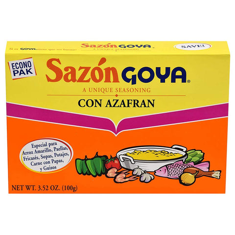 Image of Goya Sazon Azafran Econopak 3.52 OZ(Pack of 3)
