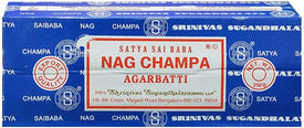 Satya Sai Baba Nag Champa Agarbatti Pack of 2 Incense Sticks Boxes 250gms Each Hand Rolled Agarbatti Fine Quality Incense Sticks for Purification, Relaxation, Positivity, Yoga, Meditation