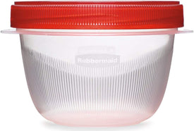Rubbermaid TAKEALONG 3pc 2cup TWIST TOP, 1, Clear
