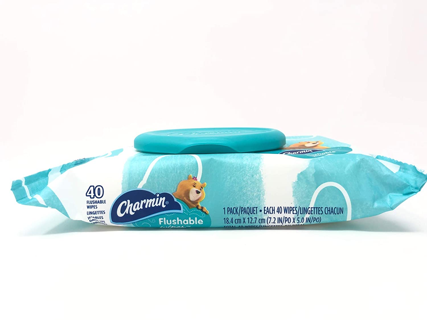 Charmin Flushable Wipes, 40 Count (Pack of 3)