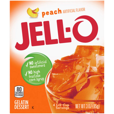 Image of Peach Jell-O Gelatin Dessert 3-oz box (Set of 3)