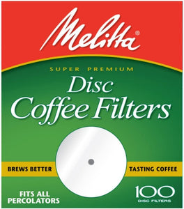 White Disc Coffee Filter, 100 Count (Pack of 3)