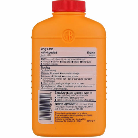 Image of Gold Bond Med Pwdr Size 4z Gold Bond Medicated Powder 4oz