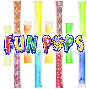 Freeze Pops Icee Ice Pops In A Box, 1.5oz Fun Pops (100-Pack)