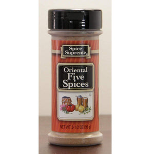 Spice Supreme oriental five spices, 3.5-oz. plastic shaker