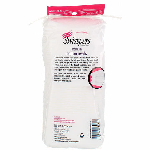 Image of Swisspers Cotton Ovals 50-Count (3-pack)
