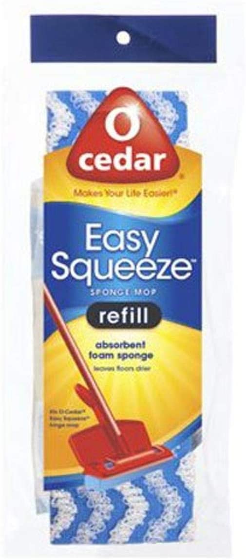 O-Cedar Cell Sponge Mop Refill, Assorted