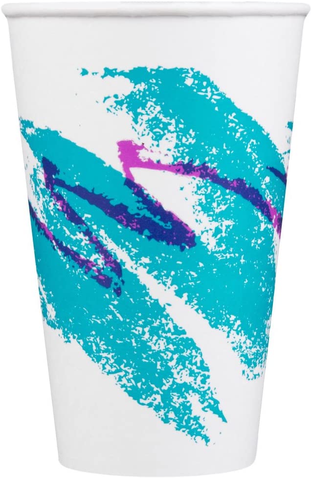 Dart Solo RP12NP-00055 Jazz 12 oz. Poly Paper Cold Cup - 100/Pack