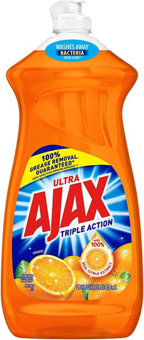 Image of Ajax Triple Action Dish Liquid - Orange, 28 Fluid Ounces (2)