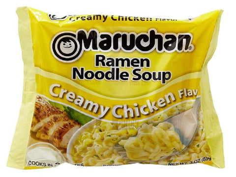 Image of Maruchan Ramen Creamy Chicken - 3 ounce Package (Set of 6)