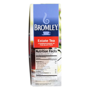 Bromley Estate Tea Blend Of Fine Black Teas 100-Tea Bags 8-Oz. Box