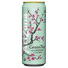 Arizona Tea Green Tea, 23 Fl Oz Tall Cans (Pack of 8, Total of 184 Oz)