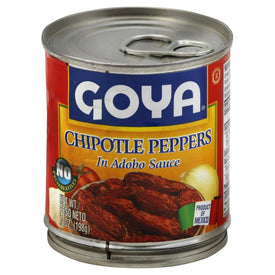 Goya Chipotle Peppers in Adobo Sauce - 7 oz. (Pack of 3)