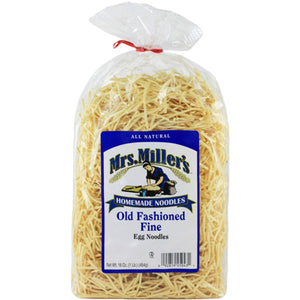 Mrs. Miller's Homemade Old Fashioned Egg Noodles, Fine, 16 OZ (Pack - 3)