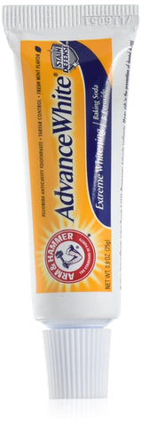 Image of Arm & Hammer Advance White Toothpaste - 0.9 Ounce Travel Size (Pack of 3)