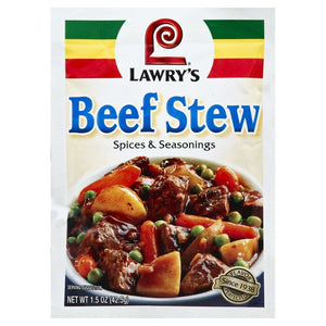 LAWRY'S Spices & Seasonings Beef Stew 1.5 OZ(Pack of 2)