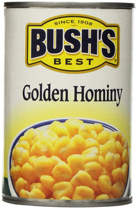 Bush's Best, Golden Hominy, 14.5oz Can (Pack of 6)