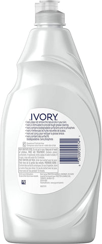 Image of Ivory Concentrated Dishwashing Detergent, Classic Scent, 24 Ounce, (Pack of 3)…