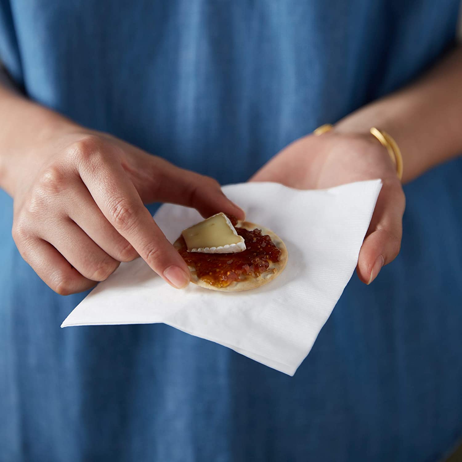 Vanity Fair Entertain Paper Napkins, Beverage Cocktail Size, Classic White, 40 Count (Pack of 12)