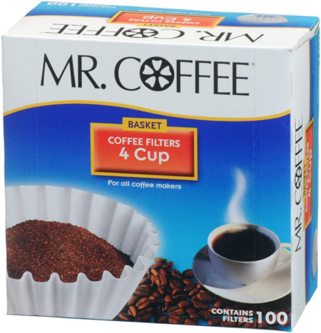 Image of Rockline Industries Inc JR100 "4 Cup" 100-Count Coffee Filter For Mr. Coffee JR-4