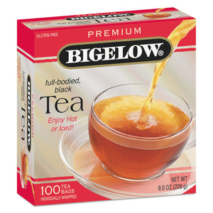 Bigelow Tea Company : Ceylon Black Tea, Individual Wrapped, 100/BX -:- Sold as 2 Packs of - 100 - / - Total of 200 Each