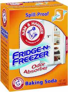 Arm & Hammer baking Soda, Fridge-N-Freezer Pack, Odor absorber, 14 oz, Pack Of 6
